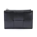 Bottega Veneta Black Leather Coin Purse