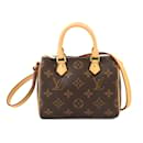 Sac à main Louis Vuitton Monogram Nano Speedy 2 en 1