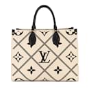 Sac tote On the Go MM Monogram Empreinte Louis Vuitton