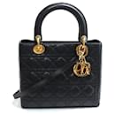 Bolsa de Ombro 2-Way Christian Dior Lady Medium Cannage