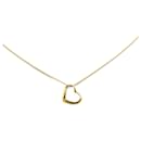 Tiffany Gold Elsa Peretti 18K Open Heart Pendant Necklace - Tiffany & Co