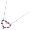 Tiffany & Co. Sentimental Heart Sapphire Diamond Necklace