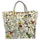 Bolsa tote em lona Gucci Flora