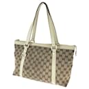 Gucci GG Canvas/Leather Abbey Tote Bag