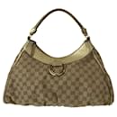 Gucci GG Canvas/Leather Abbey Handbag