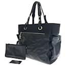 Chanel Paris Biarritz MM beschichtete Canvas-Tote-Bag