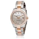 Montre unisexe Rolex Datejust 178341 en acier inoxydable 18 carats/or rose