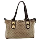 Sac fourre-tout Gucci Gg Crystal Beige 207285 Auth 76813