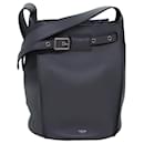 Celine Big Bag Shoulder Bag Leather Gray Auth 74791Sa - Céline