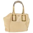 Chloe Etel Hand Bag Leather Beige Auth Bs13382 - Chloé