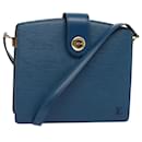 Louis Vuitton Epi Capuchin Schultertasche Blau M52345 Lv Auth 71712