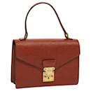 Sac à main Louis Vuitton Epi Concorde Marron M52133 Lv Auth 70517