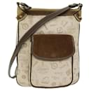 Loewe Shoulder Bag Canvas Beige Auth 75611