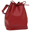 Louis Vuitton Epi Noe Shoulder Bag Red M44007 Lv Auth Ki4381