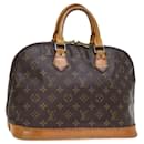 Bolsa de mão Louis Vuitton Monogram Alma M51130 Lv Auth 72767