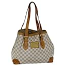 Borsa Tote Louis Vuitton Damier Azur Hampstead Mm N51206 Auth Lv 72198