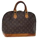 Bolsa de mão Louis Vuitton Monogram Alma M51130 Lv Auth 72227