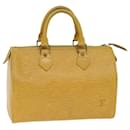 Bolsa Louis Vuitton Epi Speedy 25 Tassili Amarelo M43019 Lv Auth 72394