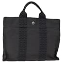 Hermes Her Line Pm Tote Bag Canvas Gray Auth Bs13841 - Hermès