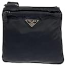 Prada Nylon Tessuto Triangle Logo Plate Shoulder Bag