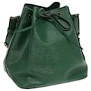 LOUIS VUITTON Epi Petit Noe Bolsa de Ombro Verde M44102 LV Auth 85261 - Louis Vuitton