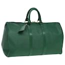 LOUIS VUITTON Epi Keepall 45 Sac Boston Vert M42974 LV Auth 85351 - Louis Vuitton