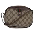 Sac à épaule GG Supreme de GUCCI en PVC cuir beige rouge or 89 02 066 Auth 84564 - Gucci