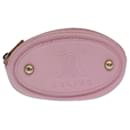 Porte-monnaie en cuir CELINE Rose Or Auth ar12367 - Céline