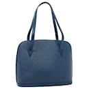 LOUIS VUITTON Bolsa de Ombro Epi Lussac Azul M52285 LV Auth 85254 - Louis Vuitton