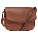 Burberrys Shoulder Bag Leather Brown Auth hk1530 - Autre Marque