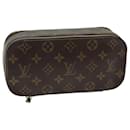 LOUIS VUITTON Monograma Trousse Brush MG Bolsa Cosmética M47505 LV Auth 84869 - Louis Vuitton