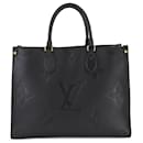 Borsa tote On the Go MM Monogram Empreinte Louis Vuitton