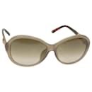 Lunettes de soleil Gucci Bamboo en plastique marron