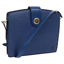 Louis Vuitton Epi Capuchin Shoulder Bag Blue M52345 Lv Auth 68995