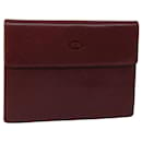 Carteira Multi Case em couro Bordeaux Vermelho Vinho - Cartier