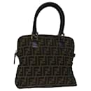 Fendi Zucca Canvas Handtasche schwarz braun