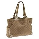 Sac fourre-tout en toile GG Gucci beige