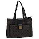 Celine Macadam Canvas Hand Bag PVC Black - Céline