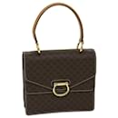 Celine Macadam Canvas Hand Bag PVC Brown - Céline