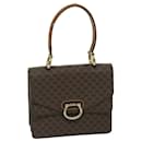 Celine Macadam Canvas Hand Bag PVC Brown - Céline