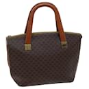 Celine Macadam Canvas Hand Bag PVC Brown - Céline