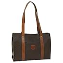 Celine Macadam Canvas Tote Bag PVC Brown - Céline