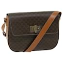 Celine Macadam Canvas Shoulder Bag PVC Leather Brown - Céline