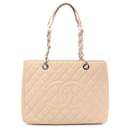 Chanel Brown Caviar Grand Shopping Tote