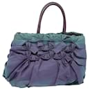 PRADA Borsa a mano in nylon viola Auth yk14061 - Prada