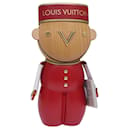 LOUIS VUITTON Vivienne Gaston Porter Bellboy Object Wood Red GI0483 Auth 84715S - Louis Vuitton