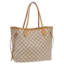 LOUIS VUITTON Borsa Tote Neverfull MM Damier Azur N41605 LV Auth 85145 - Louis Vuitton