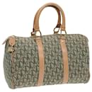 Sac Boston en toile Trotter Christian Dior kaki beige or Auth 85504