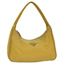 PRADA Bolso de mano de nylon amarillo Auth ar12284 - Prada