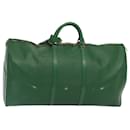 LOUIS VUITTON Epi Keepall 60 Borsa Boston Verde M42944 LV Auth 85274 - Louis Vuitton